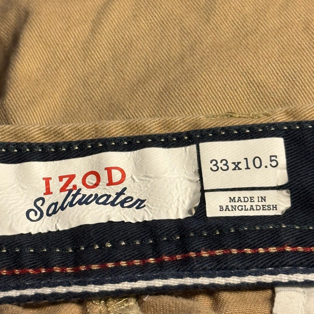 IZOD Saltwater Khaki sz 33x10.5